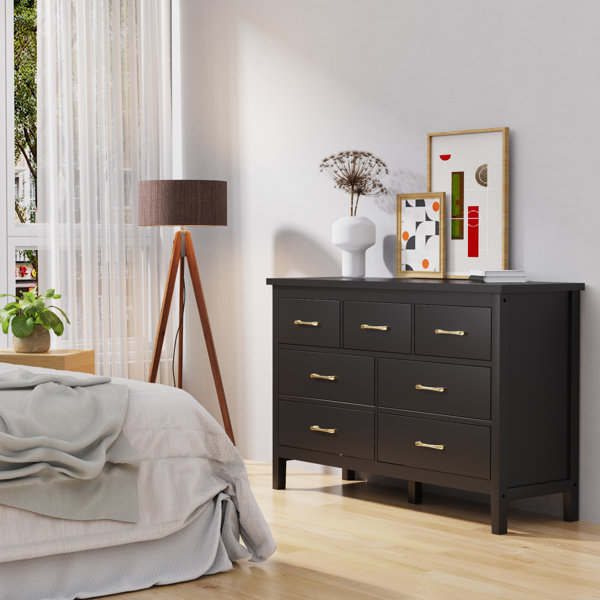 Ebern Designs Nayomee 7 Drawer Dresser Reviews Wayfair